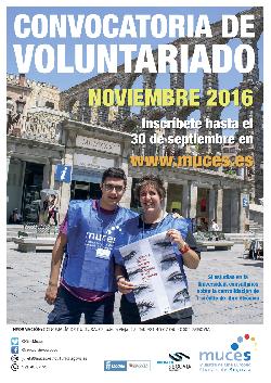 Se abre la convocatoria de voluntariado de MUCES 2016